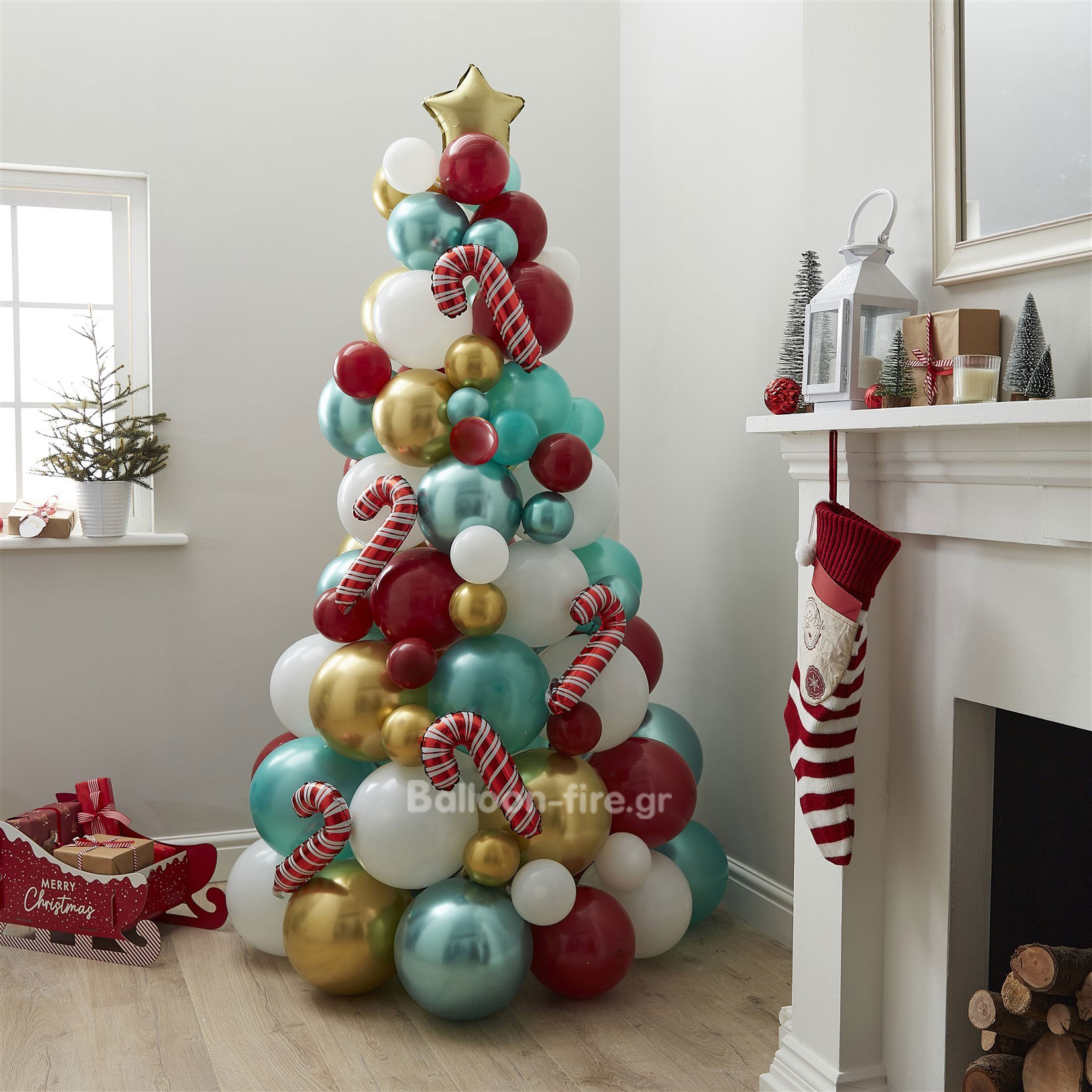 Μπαλόνια χριστουγεννιάτικο δέντρο